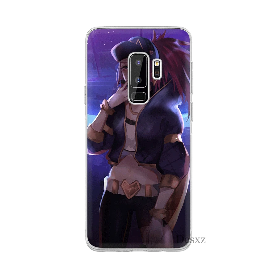 Чехол для мобильного телефона Desxz League Of Legends Akali Samsung Galaxy A10 A30 A40 A50 A70 A3 A5 A6 A8 Plus