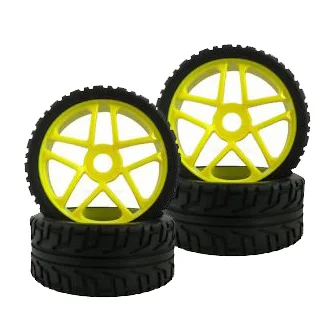 4 шт. резиновые шины для радиоуправляемых автомобилей 1/8 мм 17 мм|rc 1/8|17mm hex adapterplastic