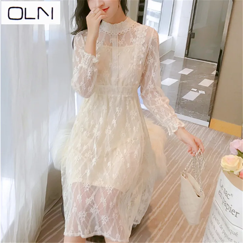 Платье Vestidos корейское летнее Новое поступление популярное французское нишевое