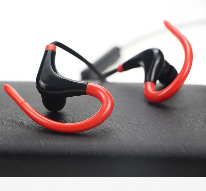 Наушники с Ушными крючками, Спортивная bluetooth-гарнитура с микрофоном, беспроводные наушники, Hi-Fi стерео наушники для всех телефонов