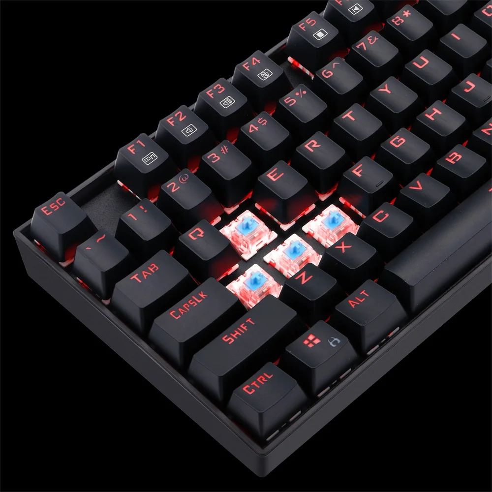 Redragon K551 RGB MITRA 104 клавиши светодиодный подсветка Механическая игровая клавиатура для компьютера геймера