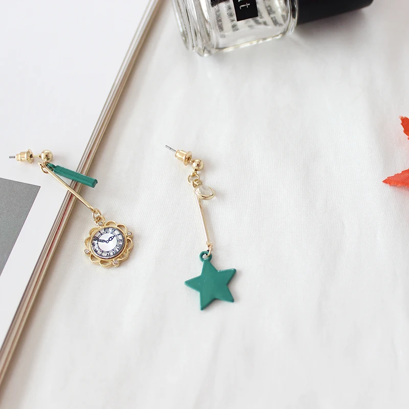 Бесплатная доставка модные женские ювелирные изделия новые Звездные часы с