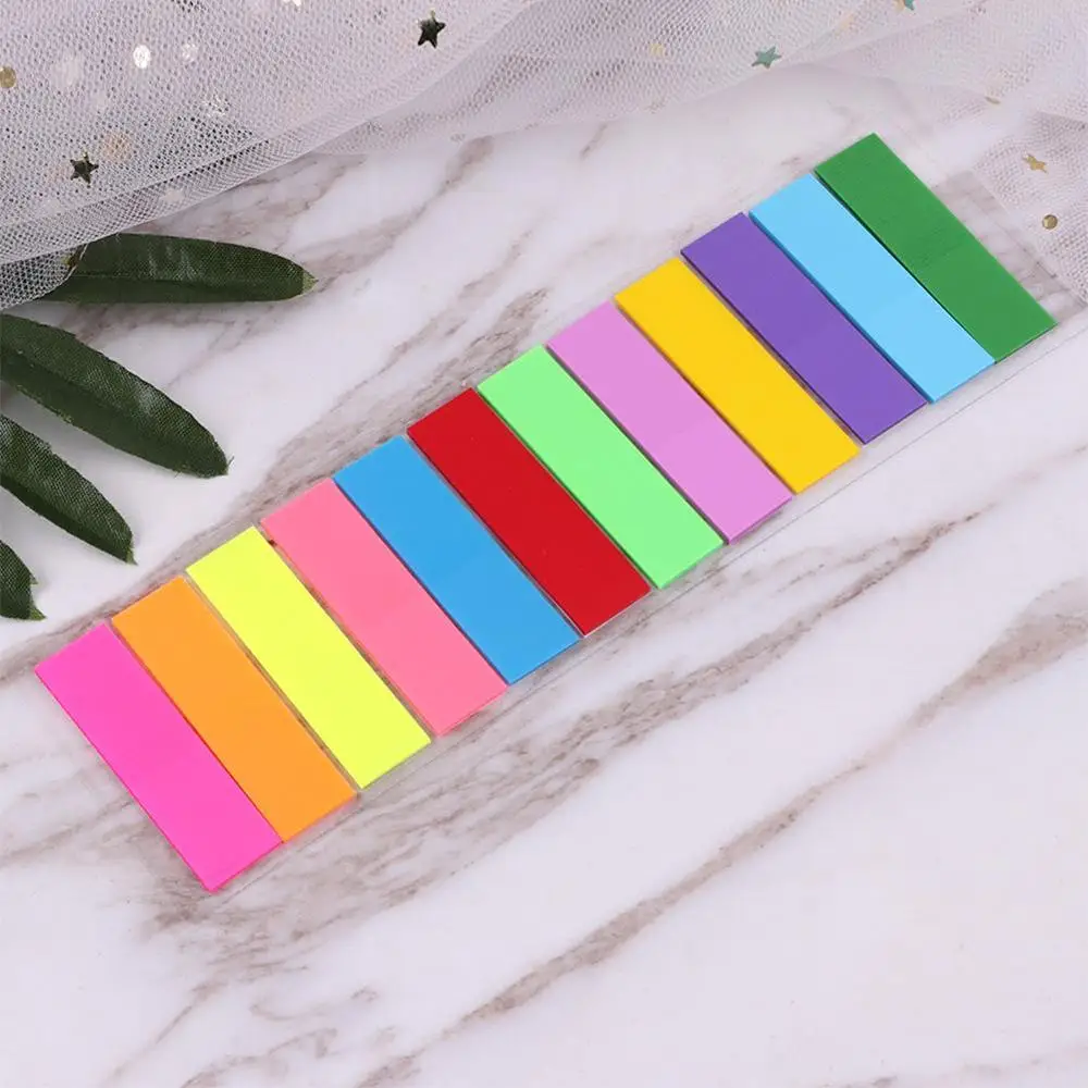 240pcs 4.8x1.2cm 01 100 шт. бумажный блокнот для заметок Лидер продаж ярлык бирка индекс N раз Липкие заметки закладки-наклейки Знак планировщик сообщение канцелярские принадлежности - Цвет: 240pcs 4.8x1.2cm 01