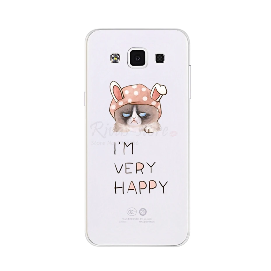 Силиконовый чехол для Samsung Galaxy A5, чехлы для телефонов, мягкие силиконовые чехлы для Funda Samsung A5 A500H A500F 5,", задняя крышка