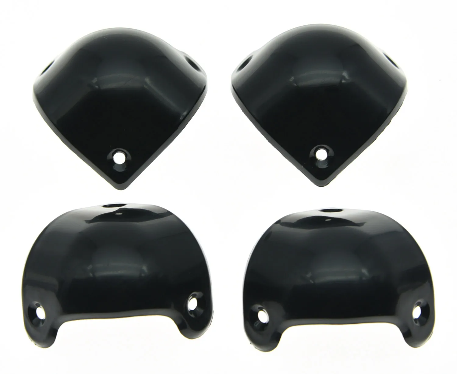 

KAISH Set of 4 Front Black Guitar Amp Speaker Cabinet Corner Protectors for Marshall