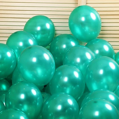dark Green 10 дюймов 30, 50 шт в наборе, гелиевые латексные шарики для вечеринки кружевные шелковые трусики перламутрового оттенка для свадьбы, годовщины, дня рождения вечерние украшения Детские игрушки Воздушные шары JL0017 - Цвет: dark Green