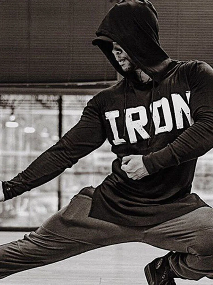 GYMLOCKER 2018 Новая модная мужская Толстовка свитшот с принтом Мужские повседневные