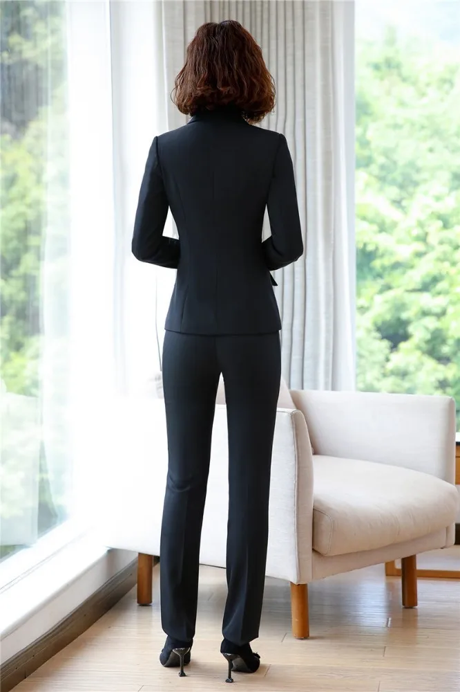 Деловая рабочая одежда униформы костюмы с брюками и куртками пальто новинка