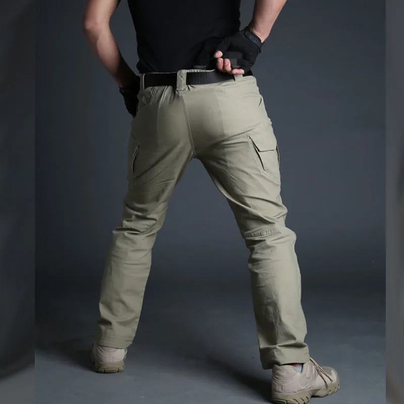 Мужские тактические брюки IX9 повседневные брюки-карго в стиле милитари с