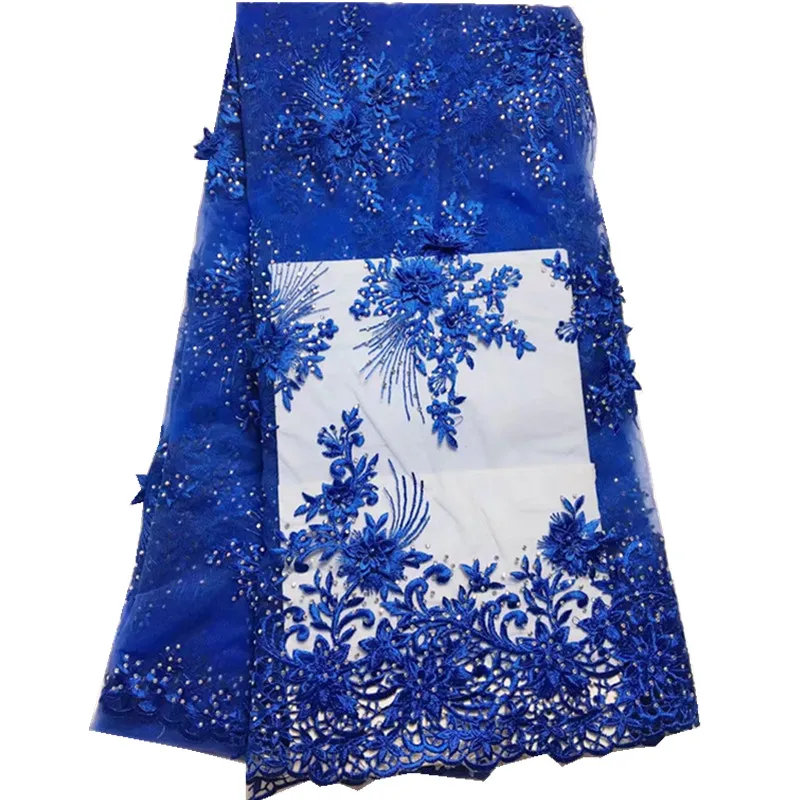 African Lace Fabric 2018 High Quality purple with stones lace Nigerian Party Dresses jsd-701 | Дом и сад