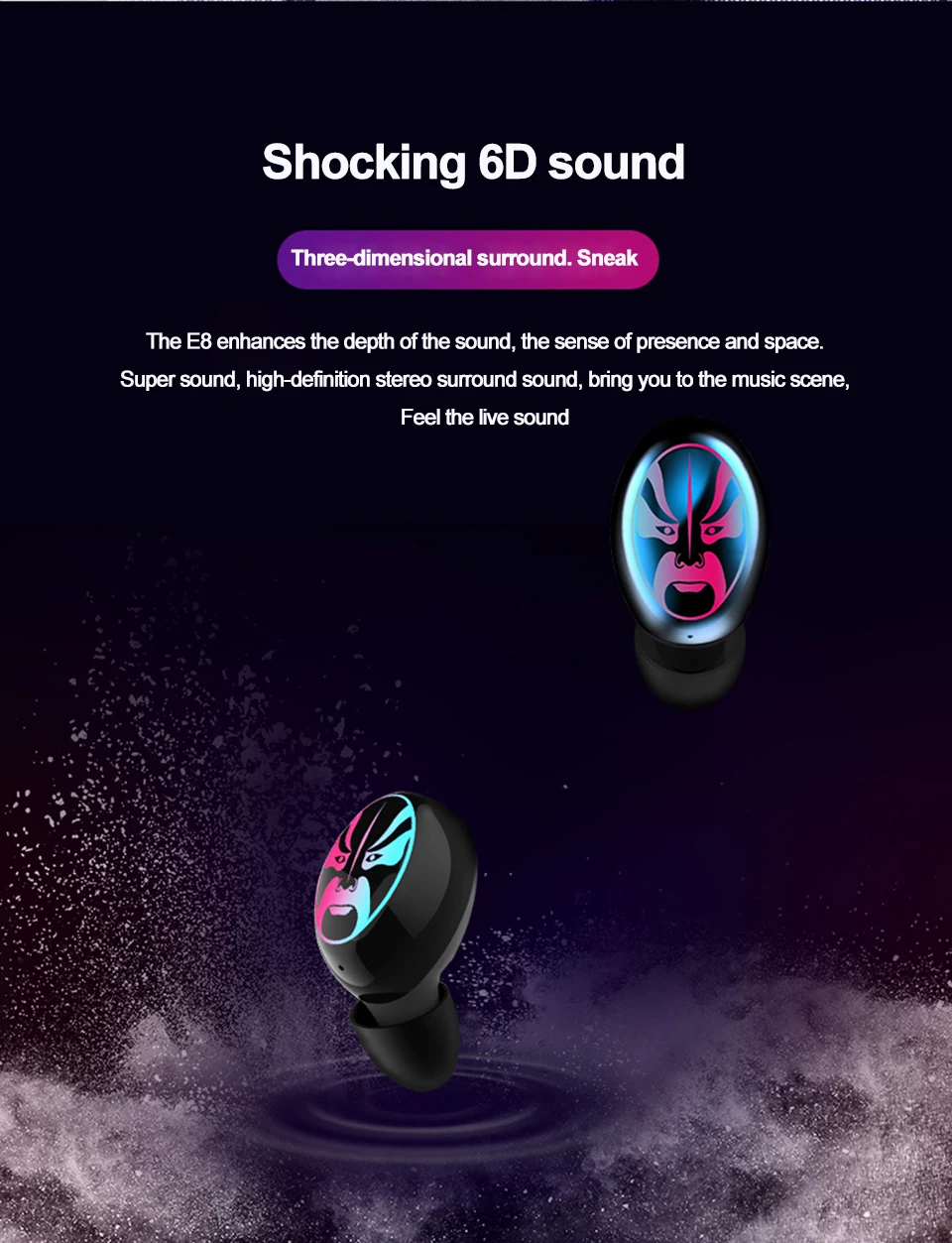 TWS, настоящие беспроводные наушники, Bluetooth 5,0, Ipx5, водонепроницаемые, Hi-Fi, стерео, гарнитура, Bluetooth, наушники с зарядкой, чехол для телефона