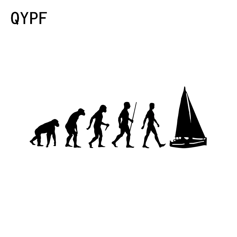 QYPF 15 2*5 3 см эволюция парусника Сейлор Декор стикер для стайлинга автомобиля