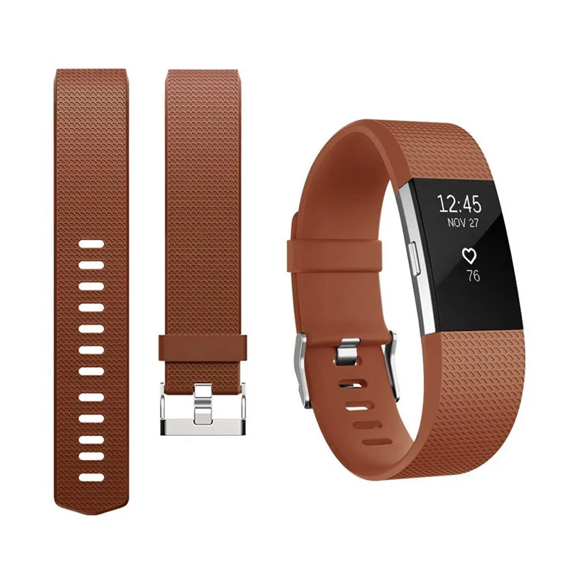 Мягкие регулируемые сменные полосы для Fitbit Charge 2 шаблон ТПУ Браслет Смарт-браслет аксессуары фитнес-часы полосы