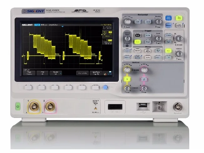 SIGLENT SDS2202X супер фосфор цифровой осциллограф 8 дюймов ЖК дисплей 200 мГц 2 канала ГС/S