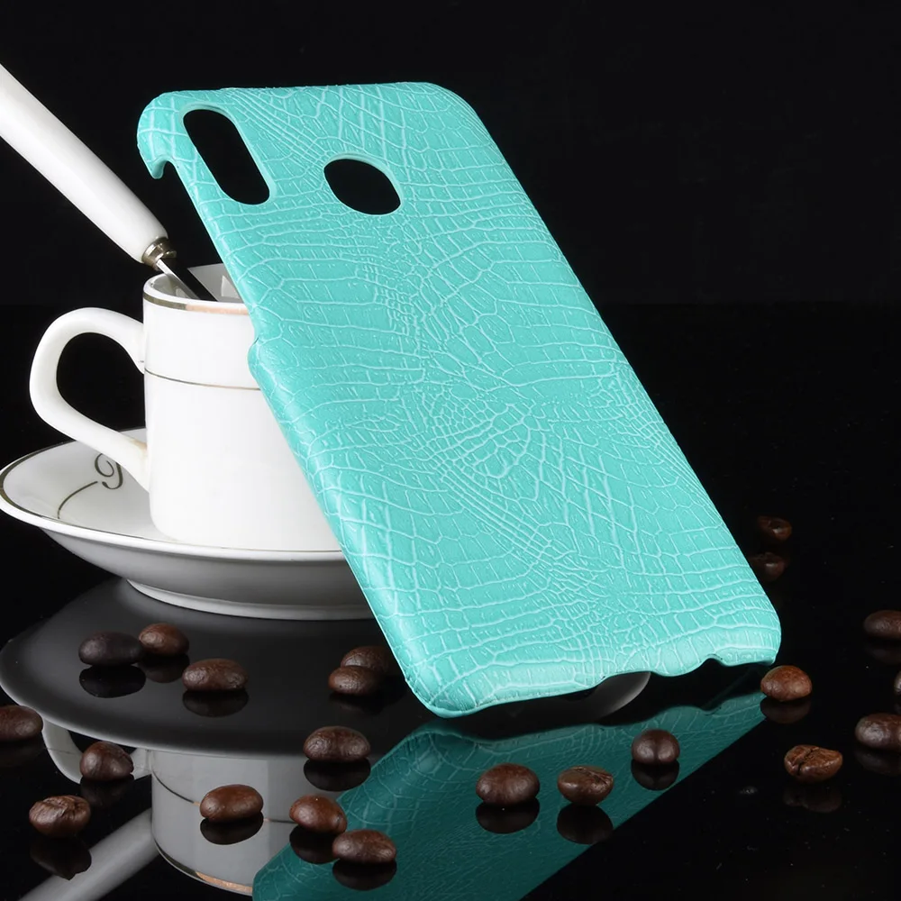 Green Для samsung A10 20 30 40 50 60 70 90 чехол с узором «крокодиловая кожа» чехол для телефона для A20E A9S A750 ProLuxury из искусственной кожи чехол coque - Цвет: Green