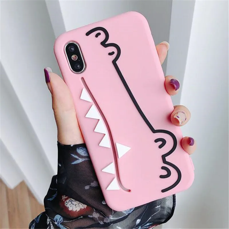 Чехол для телефона UVR Iphone XR X 8 7 6 Plus мультяшный чехол с крокодиловой картой