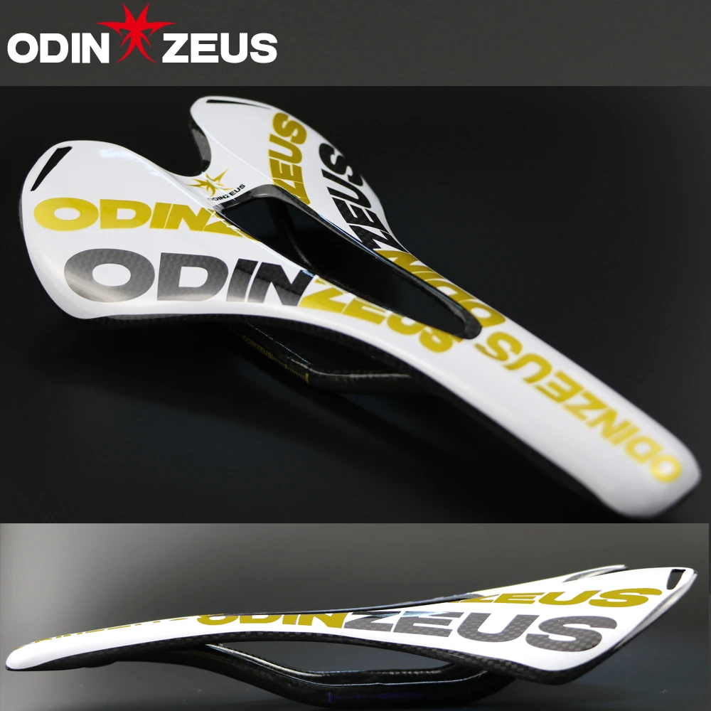 ODINZEUS Hot Sale Top-level 3K Gloss or Matte Full Carbon fibre Mountain Bicycle Saddle Road/MTB Bike Carbon Saddle Seat