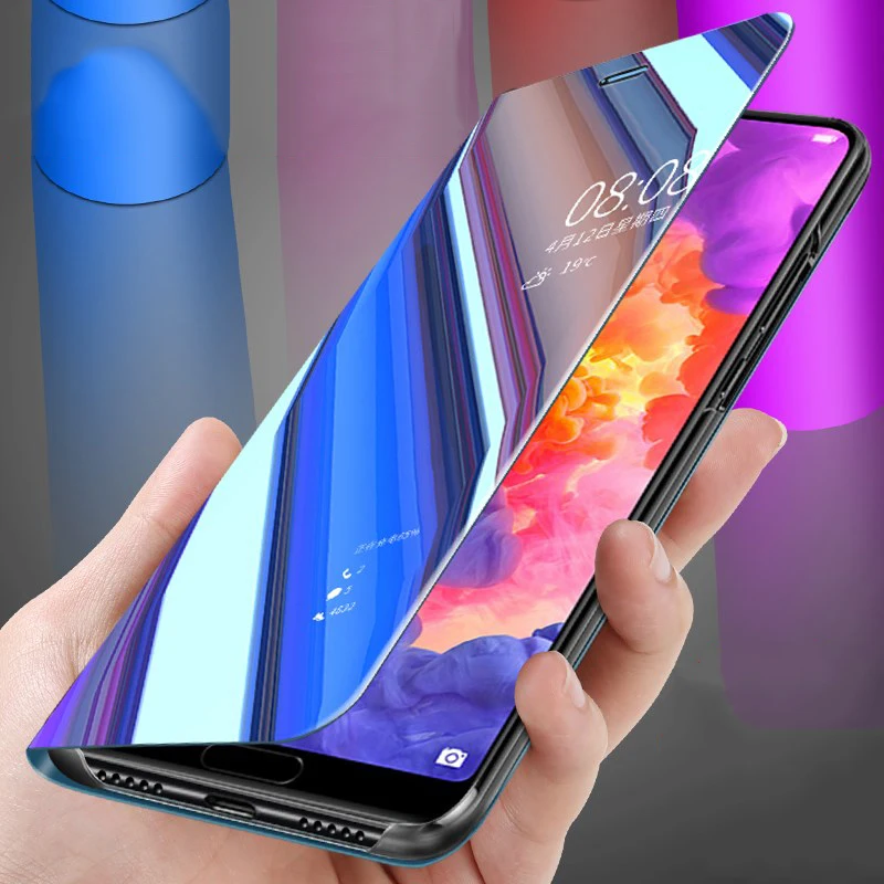Умный зеркальный флип-чехол для телефона Xiaomi Redmi 5A чехол с кожаным покрытием