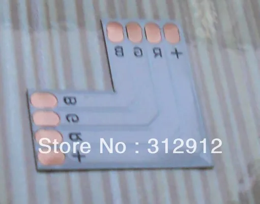 Разъем печатной платы типа L шириной 10 мм 4 контакта используется для подключения