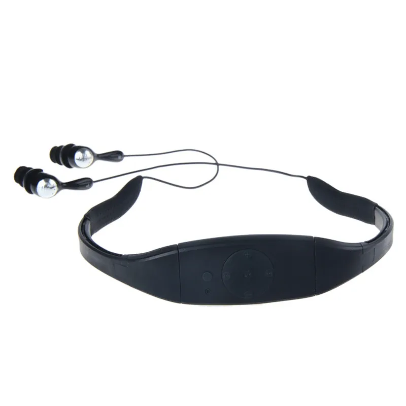 Модная IPX8 водонепроницаемая Спортивная стереогарнитура 8 ГБ mp3 плеер гарнитура с