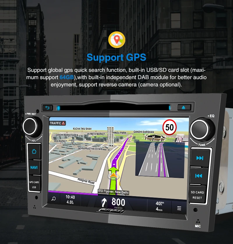 Тыква 2 Din 7 &quotAndroid 9 0 стерео для Opel/Corsa/Astra автомобильный мультимедийный DVD плеер GPS