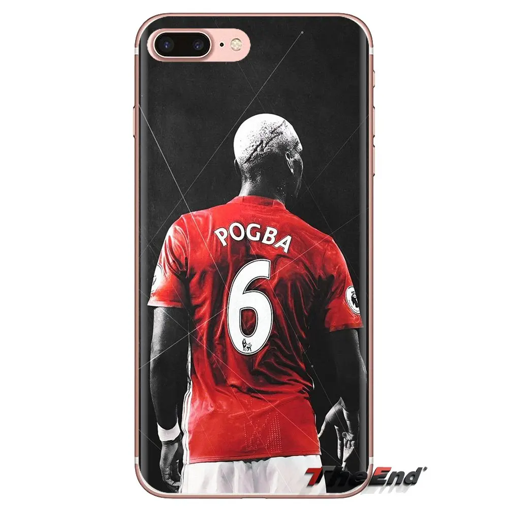 Прозрачные мягкие чехлы для Xiaomi Redmi 4A S2 Note 3 3S 4 4X 5 Plus 6 7 6A Pro Pocophone F1 футболист paul pogba
