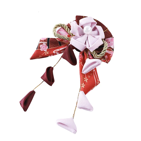 Hairclip 1pc Очаровательное платье в стиле Лолиты в японском стиле; платье без рукавов на бретельках; цельнокроеное и кружевное платье с короткими рукавами; блузка; рубашка - Цвет: Hairclip 1pc
