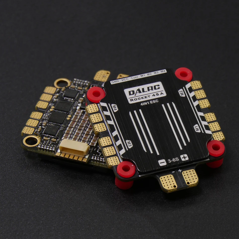 DALRC Rocket 45A 4 в 1 ESC 30 5*30 5 мм 3 6S BLheli32 поддержка DShot1200 STM32f051 FPV Бесщеточный & F722 DUAL