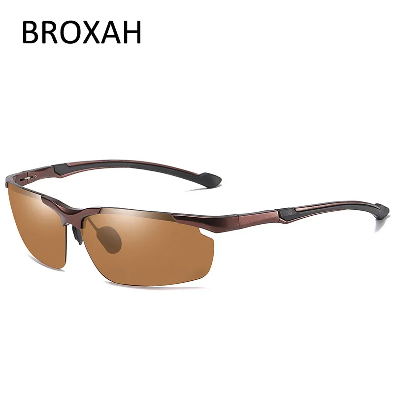 

Retro Sport Sunglasses Men Aluminium Magnesium Polarized Sun Glasses 2022 Goggles Mens Metal Shades