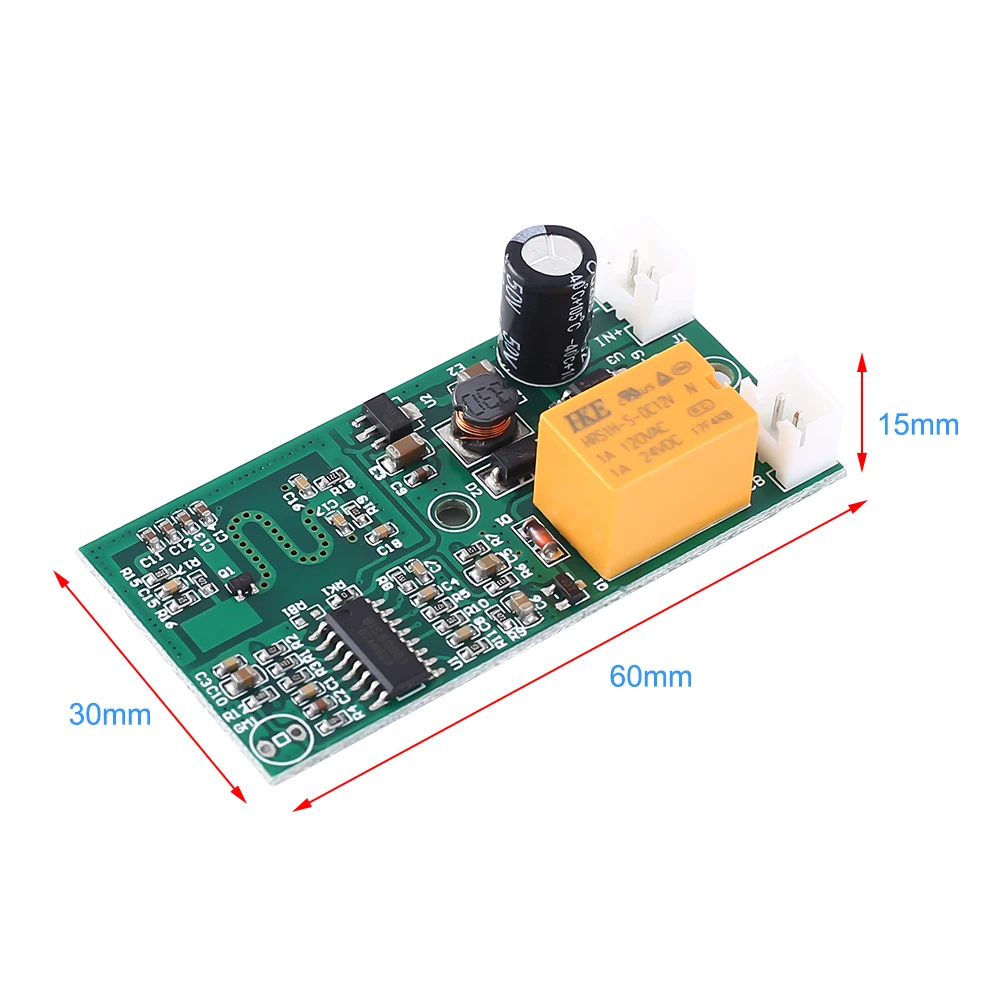 Microwave Radar Sensor Switch Human Body Induction Detector Sensor Switch DC 36V to 12 Max 30W XZG-LDK-DC-1 DIY Kit