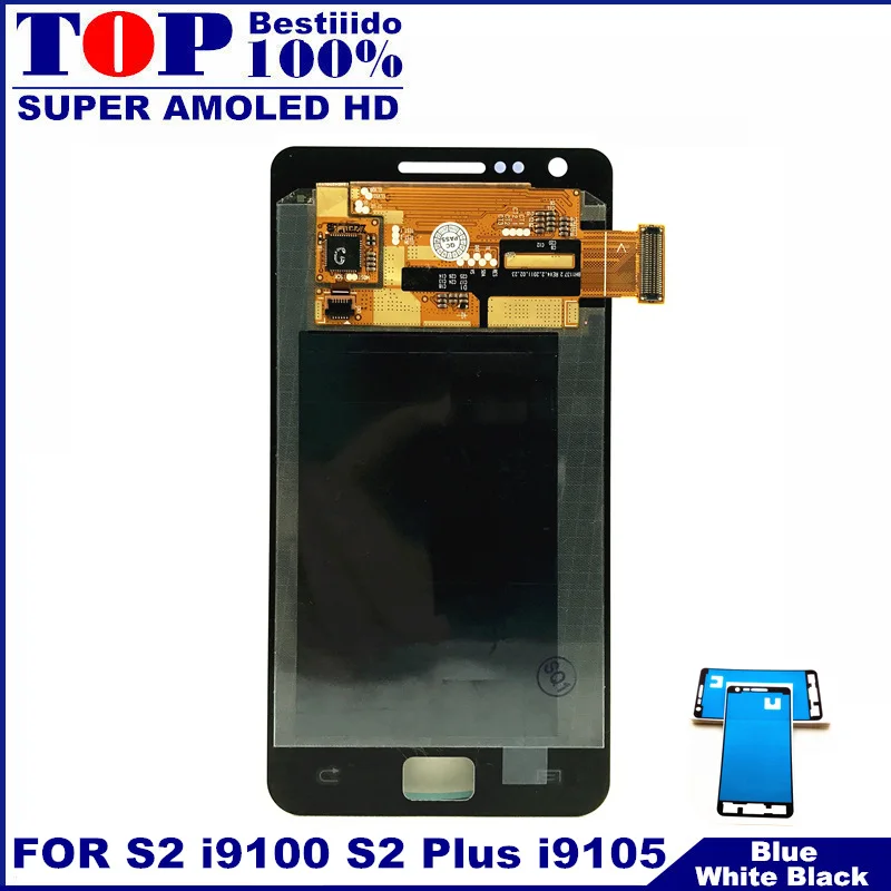 Замена Дисплей для samsung Galaxy S2 I9100 ЖК-дисплей Сенсорный экран плюс I9105 S с планшета