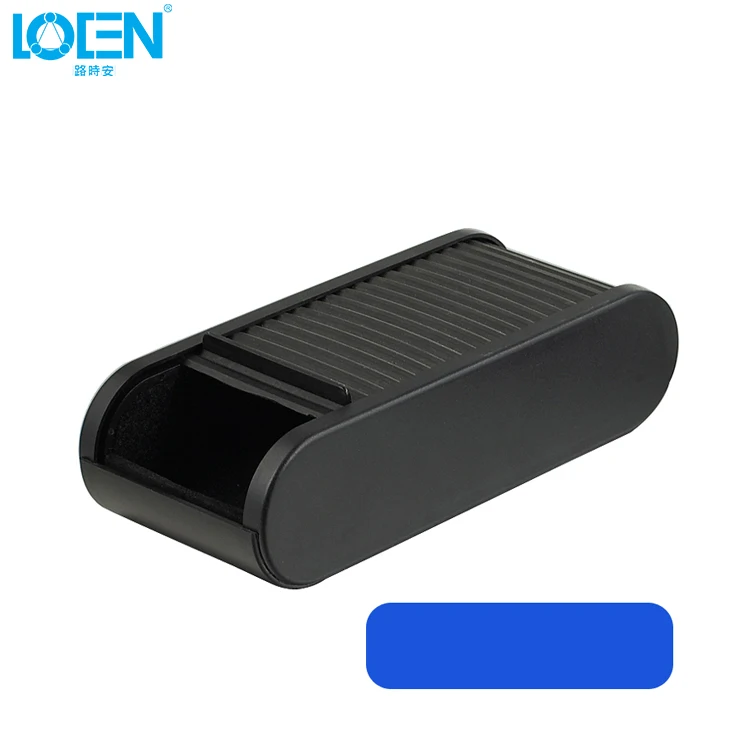 Черный LOEN 1 шт. подлокотник коробка для хранения карман сумка для хранения Органайзер держатель черный Универсальный для Toyota hyundai Chevrolet - Название цвета: Черный