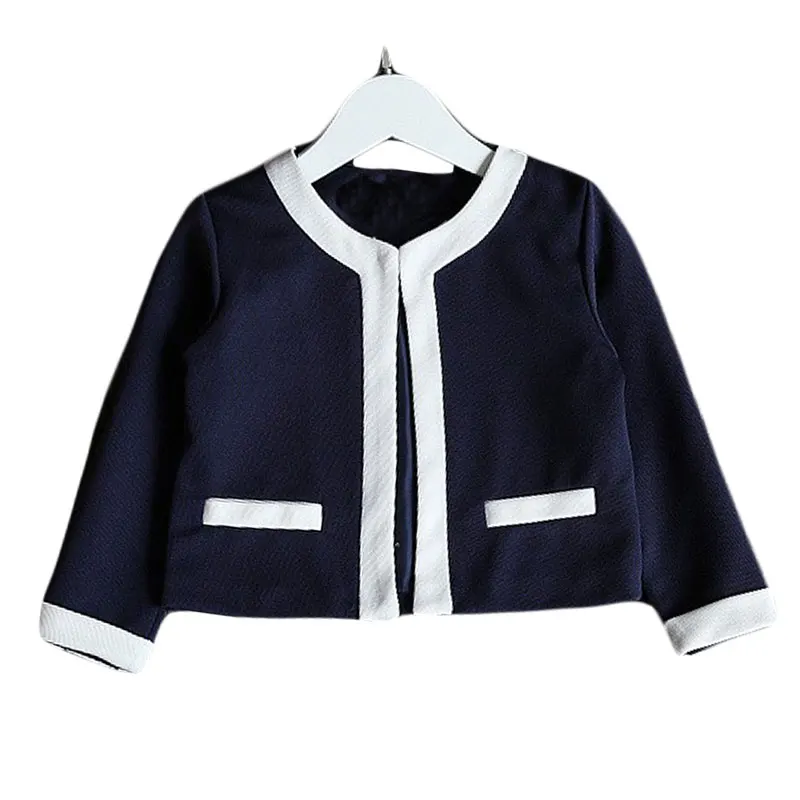 AiLe Rabbit/новый костюм для девочек темно синяя куртка и юбка комплект из 2 предметов