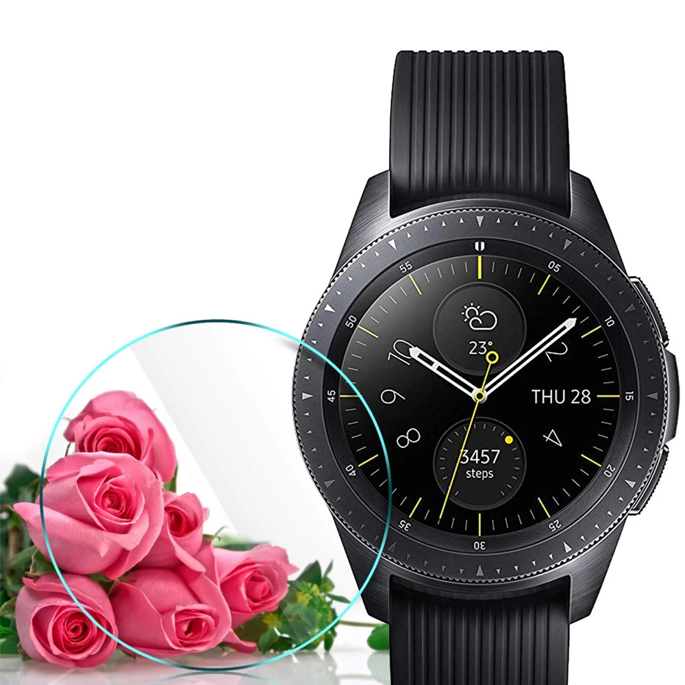 2 упаковки Смарт-часы, пленка для samsung gear S3 Frontier/классический протектор экрана 9H 2.5D Закаленное стекло для gear S2