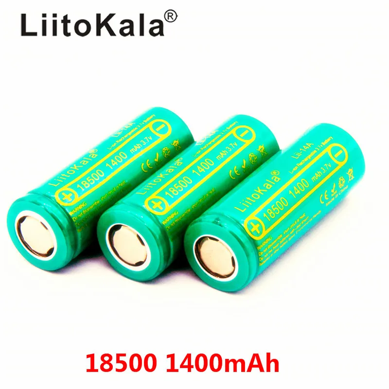 Аккумулятор LiitoKala Lii-14A 18500 1400 литий-ионный 3 7 в | Электроника