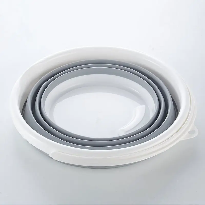 Портативные туристические бочки толстое Силиконовое складное ведро для воды