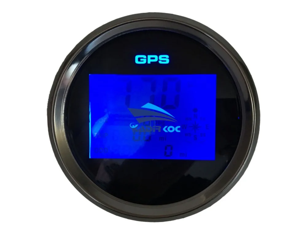 1 шт. Фирменная Новинка 85 мм спидометры GPS измерительные приборы 0-999 узлов миль в час) или км/ч лодка Скорость Mileometers одометр спидометр с счетчик пробега Cog Sog Функция