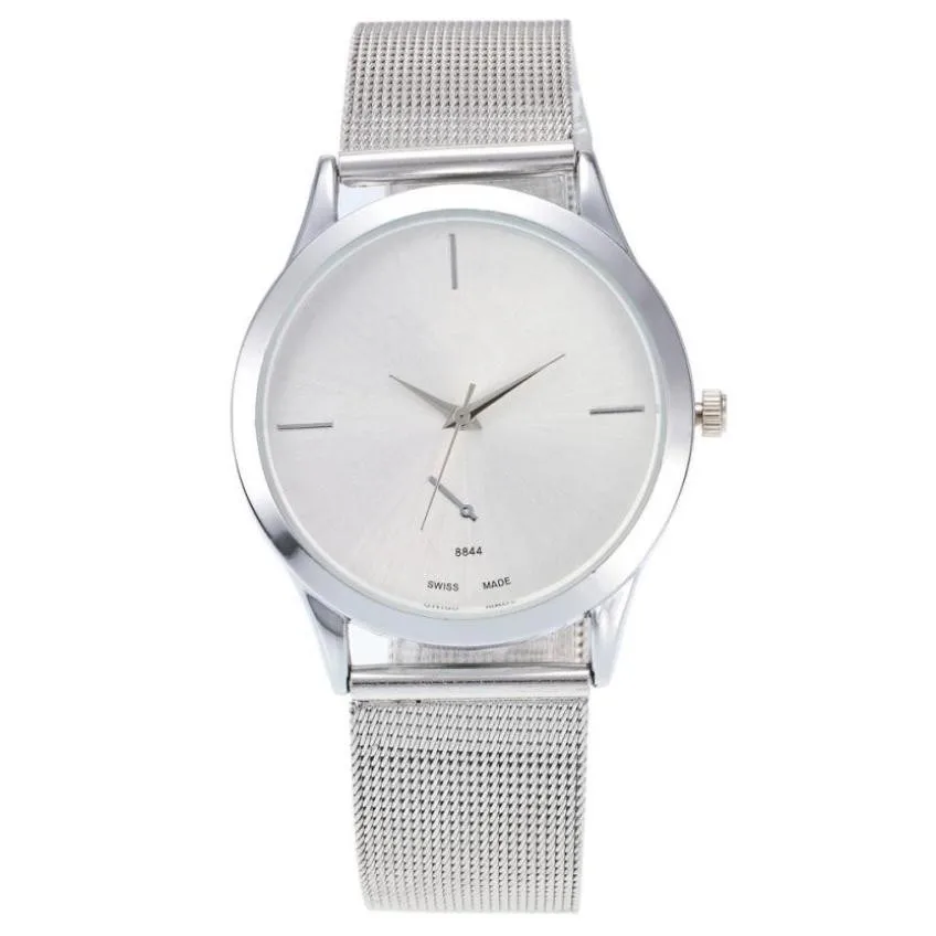 

Timezone#502 Luxury Brand Women Watches Stainless Steel Band Alloy Belt Minimalist Quartz Wrist Watch relogio feminino
