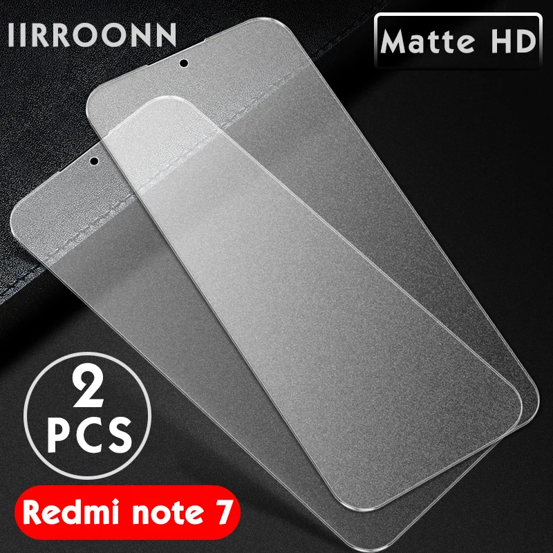 2 шт. матовое закаленное стекло для Xiaomi Redmi Note 7 6 Pro Защита экрана note7 pro Защитное |