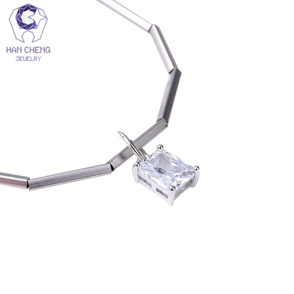 Новый модный простой браслет HanCheng с подвесками из металлической проволоки