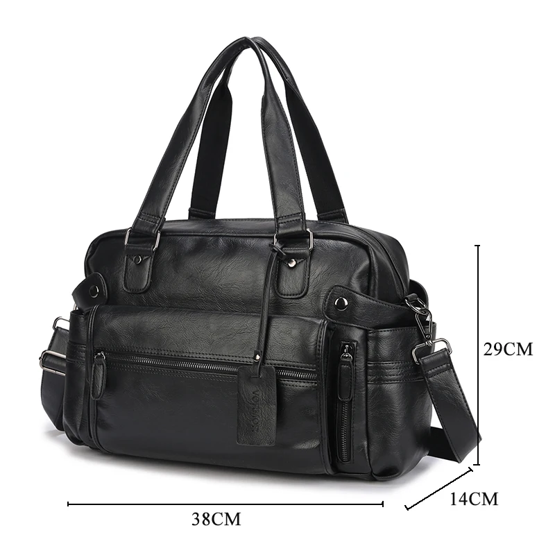 Мужская Дорожная сумка VORMOR Модный деловой портфель для ноутбука 2019|leather bag|leather