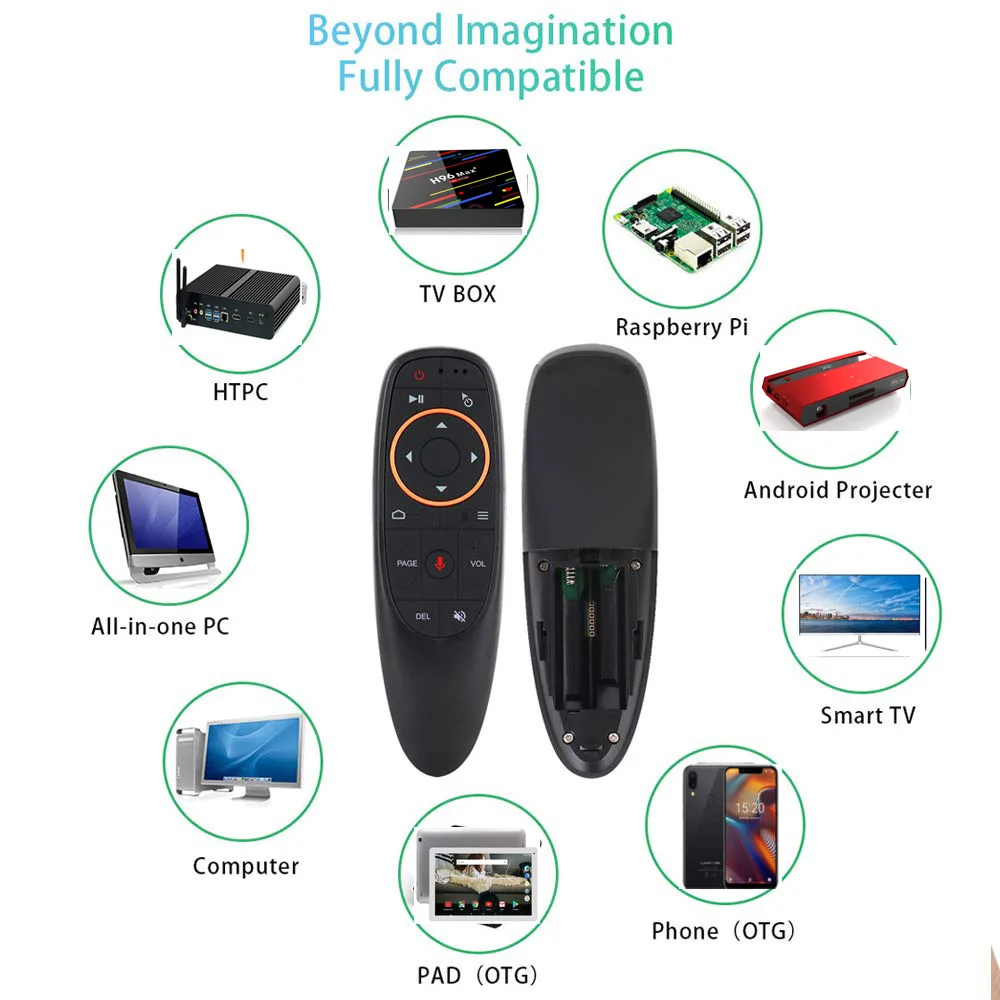 LIHETUN G10 голос дистанционного Управление 2 4G Беспроводной Air Мышь микрофон гироскоп