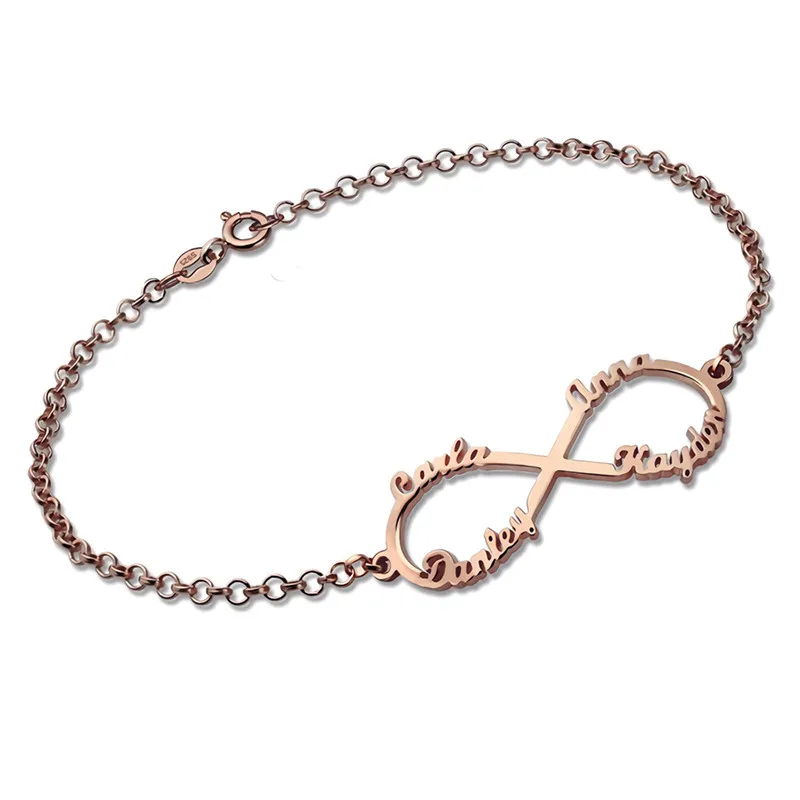 Персонализированные именные браслеты индивидуальная именная табличка для пары