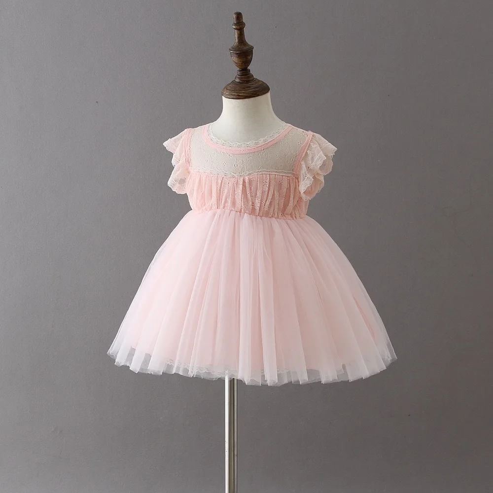 2021 Newborn Baby Girls Dress Kids Lace Tulle Christening Toddler Baptism | Детская одежда и обувь