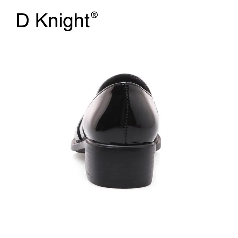 Женские повседневные лоферы на плоской подошве модные лакированные туфли с