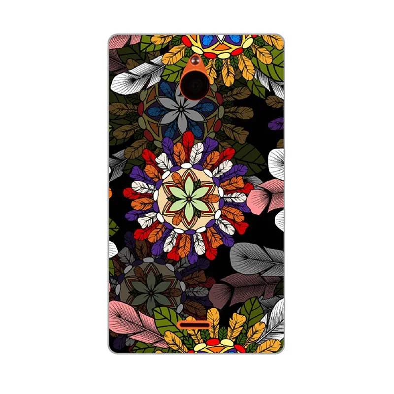 M089 Чехол для Nokia X2 X2DS Dual SIM RM-1013 задняя крышка цветок Coque пластик напечатанный Кот Сова чехол для телефона с рисунком в виде животного для Nokia X2 - Цвет: M089