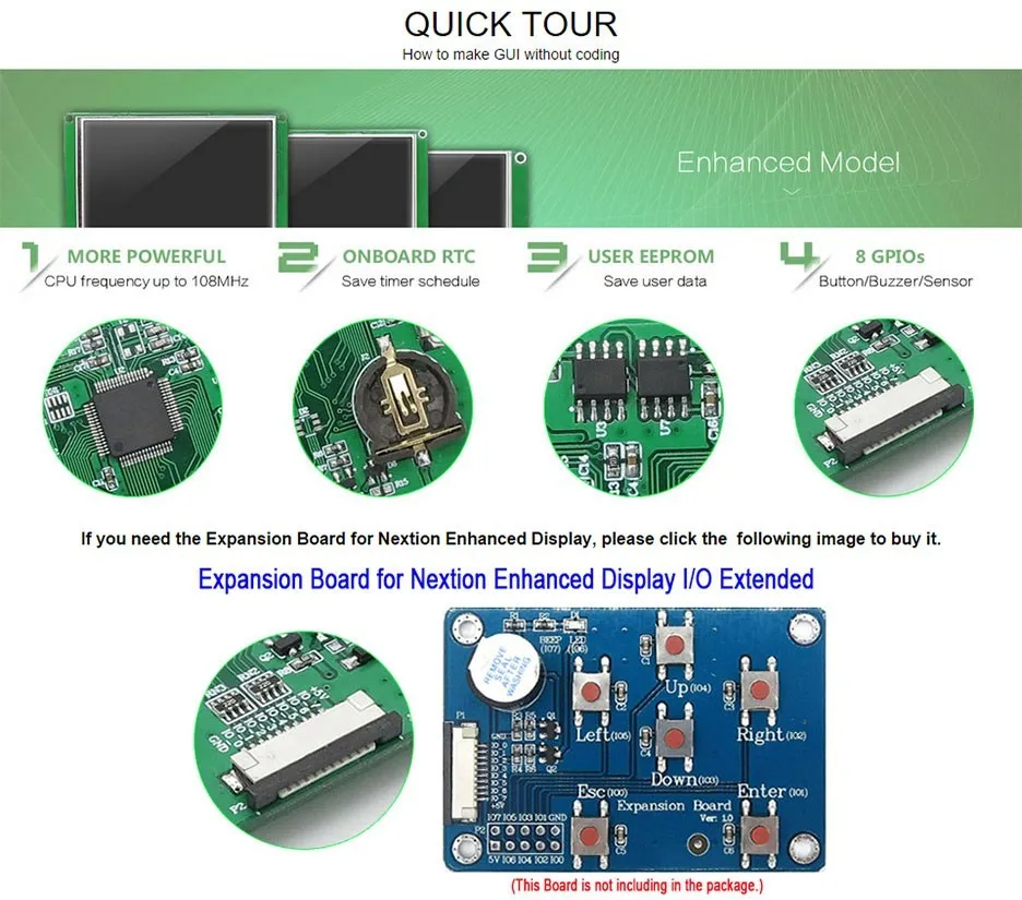 3," Nextion Enhanced HMI умный USART UART серийный сенсорный TFT ЖК-модуль панель дисплея для Raspberry Pi uno r3 комплекты