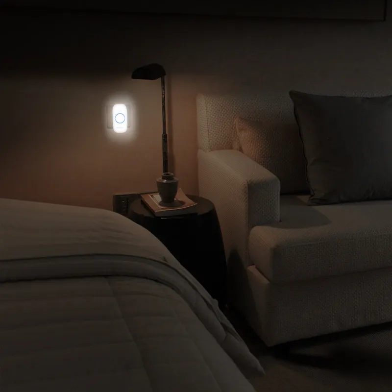 Nieuwste led nachtlampje met PIR AC 80-260 В met светодиодный датчик света en PIR датчик движения функциональный светодиодный ночник