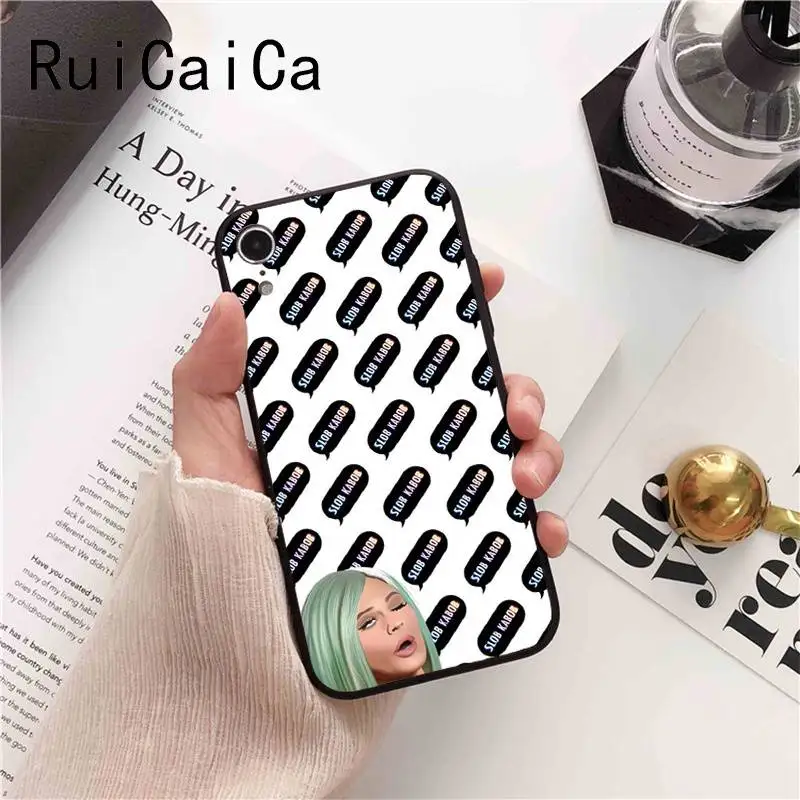 Чехол для телефона Ruicaica kimoji Ким Кардашьян Канье Уэст Норт Кайли Дженнер черный