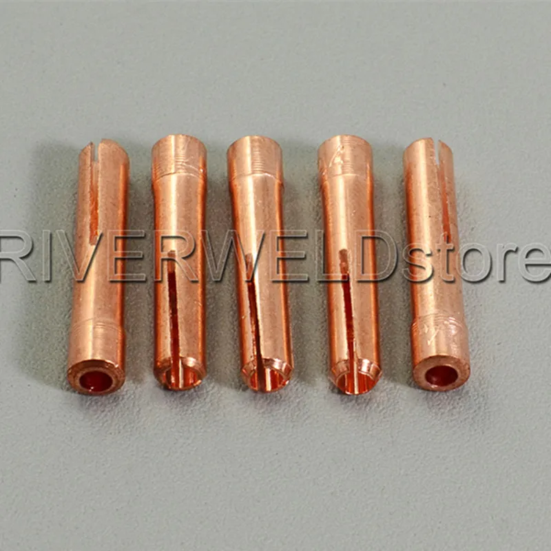 TIG цанги 13N23 2,4 мм 3/3" Fit SR DB PTA WP 9 20 25 TIG сварочный фонарь расходные материалы аксессуары, 10PK